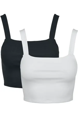 Urban classics Top z Ladies Cropped Top Double Pack