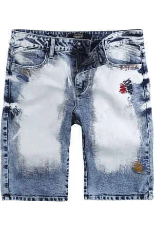 Rock Rebel Krótkie spodenki z Shorts With Bleached Details