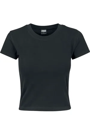 Urban classics T-Shirt z Ladies Stretch Jersey Cropped Tee