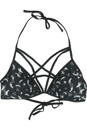 Gothicana Góra bikini Goth z Pentagram Bikini Top