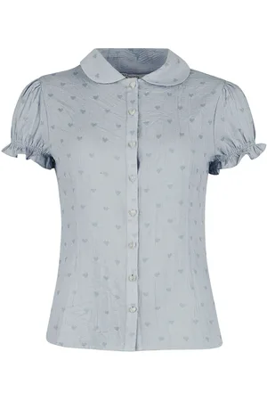 Banned Retro Bluzka Rockabilly z Heart On Her Sleeve Blouse