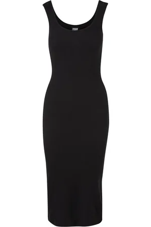 Urban classics Sukienka długa z Ladies Rib Top Dress
