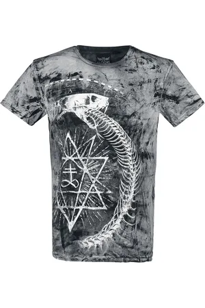 Alchemy T-Shirt Goth z Ouroboros Snake