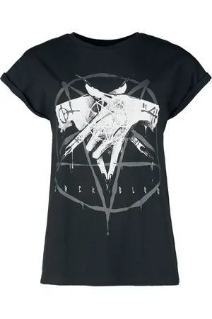 Gothicana T-Shirt Goth z T-shirt with pentagram print