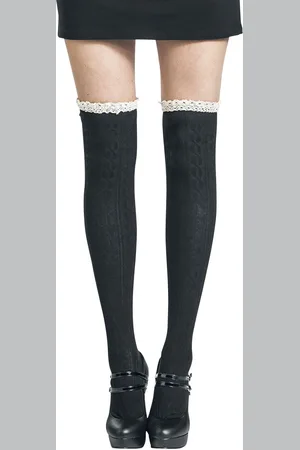 Banned Retro Podkolanówki z Mina Knee High Socks