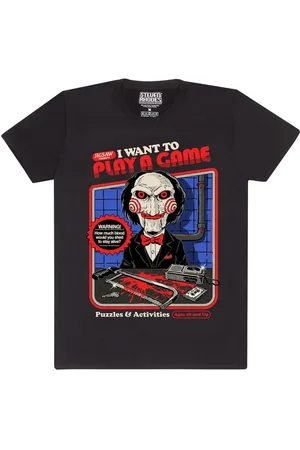 Steven Rhodes T-Shirt Fun z x Saw I Want To Play A Game