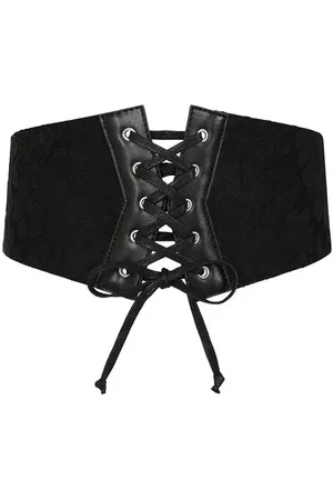 Banned Alternative Pas Goth z - Hallow Keepers Lace Belt Kobiety