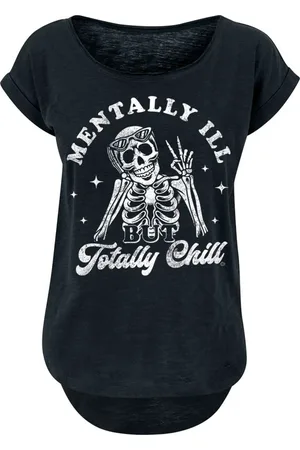 Goodie Two Sleeves T-Shirt Fun z Mentally Ill But Totally Chill