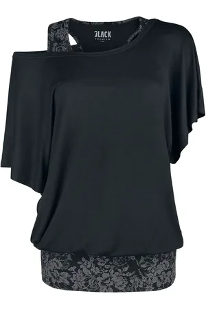 EMP T-Shirt z Double-Layer T-Shirt with All-Over Printed Top