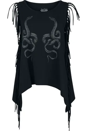 Rock Rebel Top z Top with Fringes