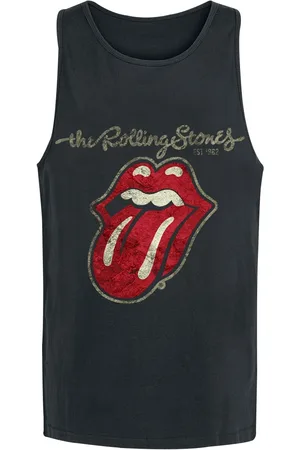 The Rolling Stones Tanktop z Plastered Tongue