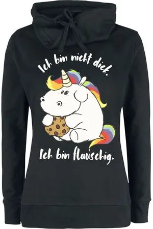 Chubby Unicorn Bluza Jednorożce z ‘Ich bin nicht dick. Ich bin flauschig.’
