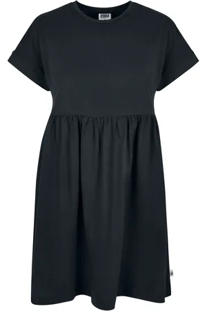 Urban classics Sukienka krótka z Ladies’ organic Empire Valance tee dress
