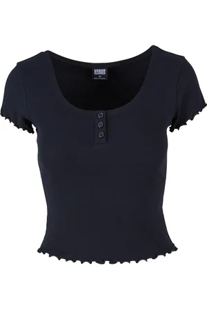 Urban classics T-Shirt z Ladies’ rib babylock tee