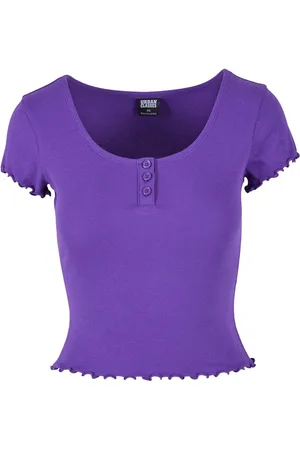 Urban classics T-Shirt z Ladies’ rib babylock tee