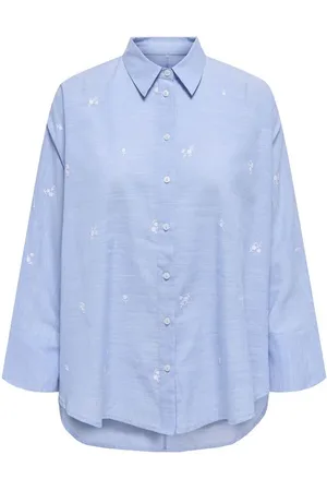 ONLY Koszula z długim rękawem z ONLREGINA GRACE L/S EMB. SHIRT OX WVN