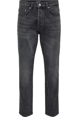 Only & Sons Jeansy z ONSYOKE TAPERED WB 7850 DOT DNM NOOS
