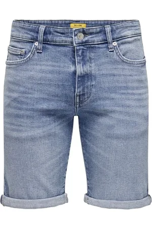 Only & Sons Krótkie spodenki z ONSPLY MBD 8772 TAI DNM SHORTS NOOS
