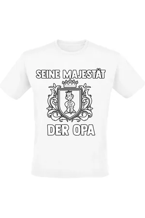 Sprüche T-Shirt Fun z Seine Majestät der Opa