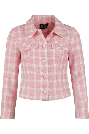H&R London Kurtka przejściowa z Gemma Gingham Jacket
