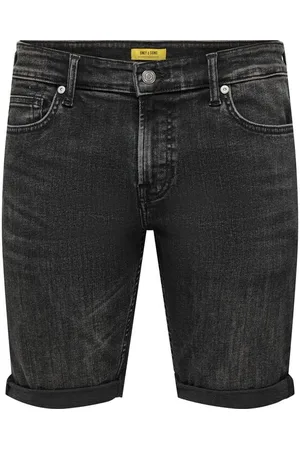 Only & Sons Krótkie spodenki z ONSPLY WB 5192 TAI DNM SHORTS NOOS