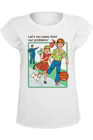 Steven Rhodes T-Shirt Fun z Let’s Run Away From Our Problems