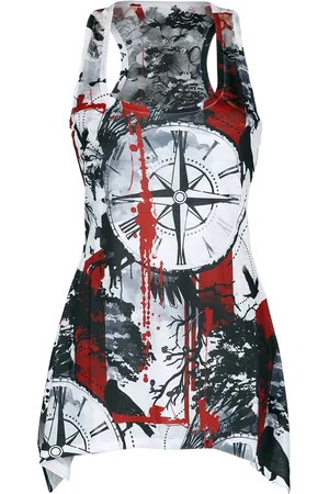 Innocent Top z Forest Compass Lace Panel Vest