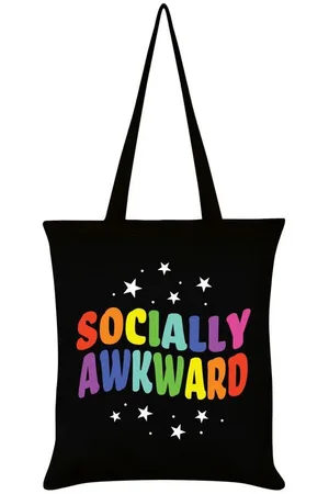 Sprüche Torba z materiału Fun z - Socially Awkward Unisex