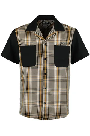 Chet Rock Koszula z krótkim rękawem Rockabilly z Douglas Shirt