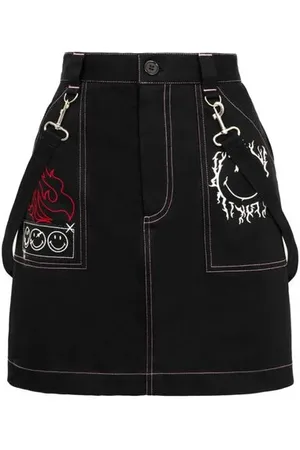 Hell Bunny Spódnica krótka z x Smiley Originals Dylan Skirt