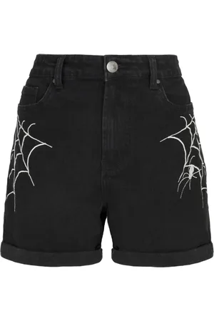 Hell Bunny Krótkie spodenki Goth z Ariana Shorts