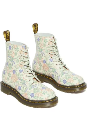 Dr. Martens Buty z 1460 Pascal Cloud Cream+Multi Genix Nappa
