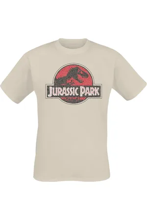 Jurassic Park T-Shirt z Grunge Logo Jurassic