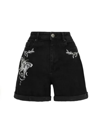 Hell Bunny Krótkie spodenki Rockabilly z Metamorhosis Shorts