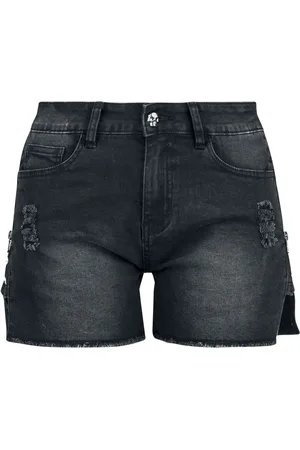 Rock Rebel Krótkie spodenki z Shorts With Lateral Zipper