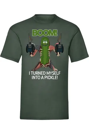 Rick and Morty T-Shirt z I turned myself into a Pickle