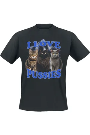 Tierisch T-Shirt Fun z I love pussies
