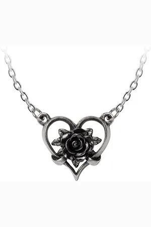 Alchemy Naszyjnik Goth z - Heart of Blackness Kobiety