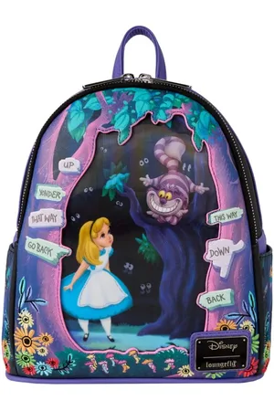 Alice in Wonderland Miniplecaki Disney z - Loungefly Alice and Cheshire Cat