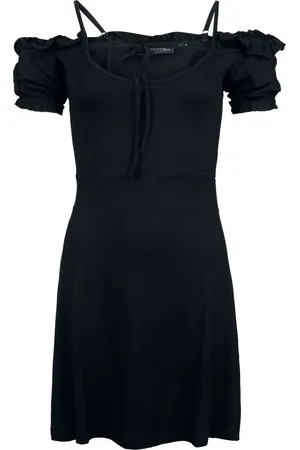 Gothicana Sukienka krótka Goth z Ladies Off Shoulder Dress