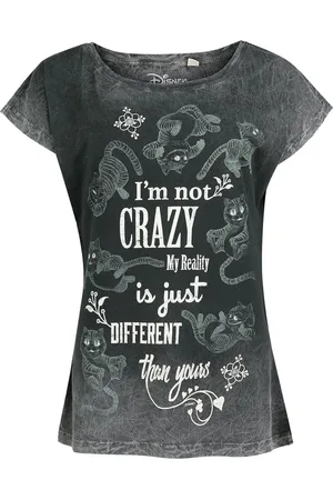 Alice in Wonderland T-Shirt Disney z I Am Not Crazy