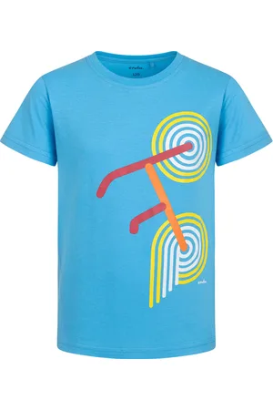 Endo T-shirt z krótkim rękawem dla chłopca, z motywem rowerowym, 3-8 lat