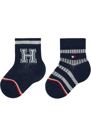Tommy Hilfiger Zestaw 2 par wysokich skarpet dziecięcych