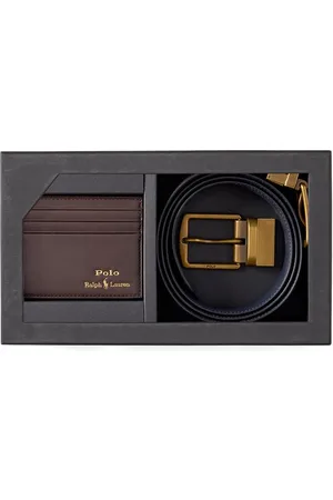 Ralph Lauren Zestaw etui na karty i pasek