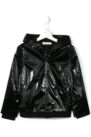 Le pandorine Textured hooded jacket