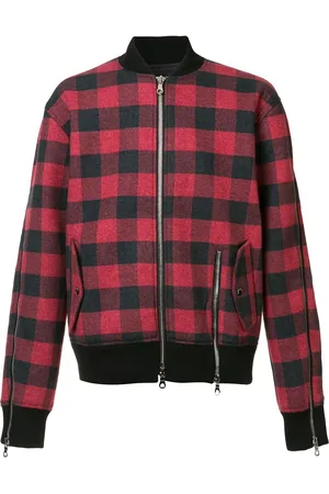 MOSTLY HEARD RARELY SEEN Plaid bomber jacket