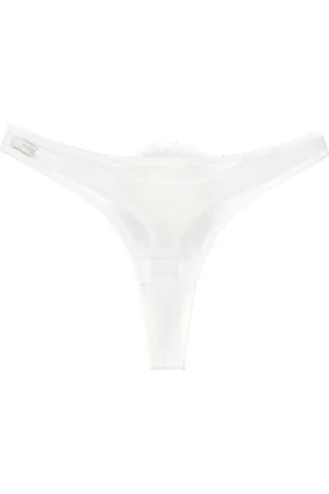 Gilda & Pearl Diana georgette pompom thong
