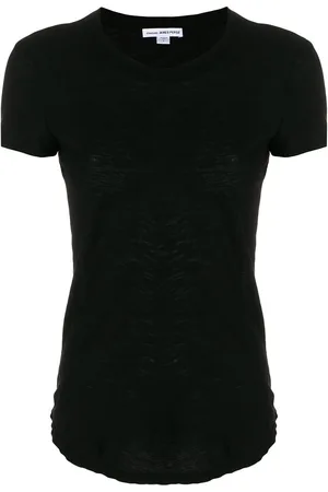 James Perse Sheer slub crew neck tee