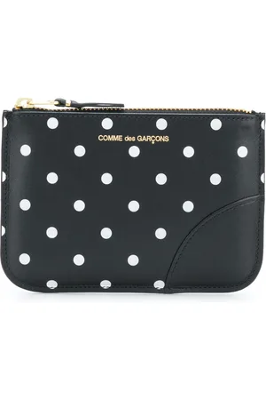 Comme des Garçons Polka-dot logo pouch