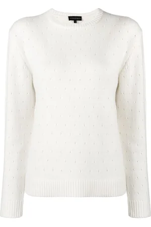 Cashmere In Love Cashmere perforated pattern jumper